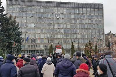 В Виннице прошел митинг против повышения цен на газ - real-vin.com - Полтавская обл.