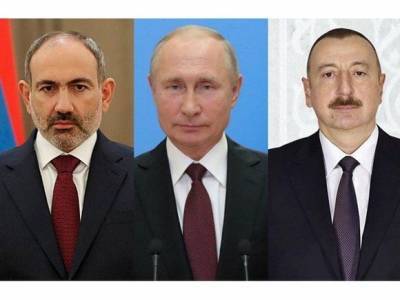 Владимир Путин - Никола Пашинян - Ильхам Алиев - В Кремле начались переговоры Путина, Алиева и Пашиняна по Карабаху - rosbalt.ru - Москва - Азербайджан