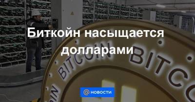 Биткойн насыщается долларами - smartmoney.one