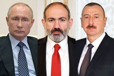 Владимир Путин - Никол Пашинян - Ильхам Алиев - В Кремле начались переговоры лидеров России, Армении и Азербайджана - interaffairs.ru - Азербайджан