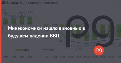 Минэкономики нашло виновных в будущем падении ВВП - thepage.ua