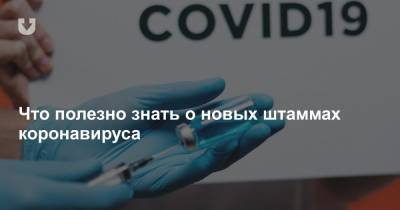 Что полезно знать о новых штаммах коронавируса - news.tut.by - Англия - Юар