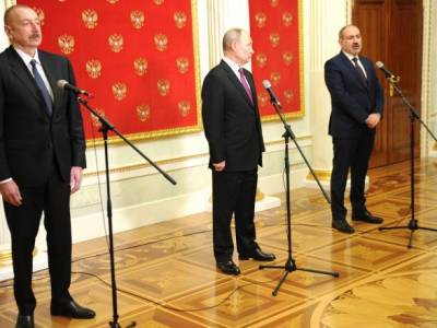 Владимир Путин - Никол Пашинян - Ильхам Алиев - Россия, Армения и Азербайджан приняли заявление "о развитии Нагорного Карабаха" - unn.com.ua - Москва - Россия - Киев - Армения - Азербайджан - Нагорный Карабах