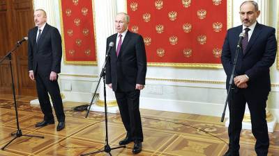 Владимир Путин - Никол Пашинян - Путин выразил надежду на достижение всех договоренностей по Карабаху - iz.ru - Москва