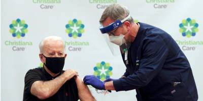 Joe Biden - Tom Brenner - Джо Байден - Байдену сделали вторую прививку от коронавируса - nv.ua - США - Нью-Йорк - штат Делавэр