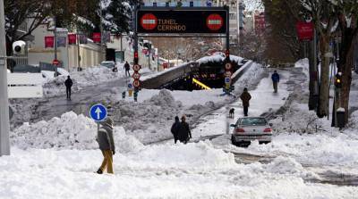 El Pais - В Мадриде из-за последствий снежной бури на неделю перенесли начло занятий в школах - belta.by - Испания - Мадрид