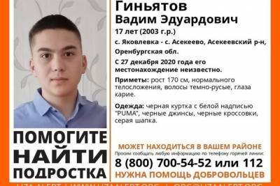 В Ивановской области ищут 17-летнего жителя Оренбургской области - mkivanovo.ru - Оренбургская обл. - Ивановская обл.