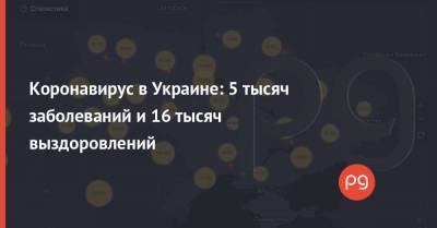 Коронавирус в Украине: 5 тысяч заболеваний и 16 тысяч выздоровлений - thepage.ua - Киев