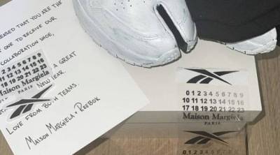 Ким Кардашьян - Ариана Гранде - Ким Кардашьян первой показала новую модель кроссовок из коллаборации Maison Margiela и Reebok - skuke.net