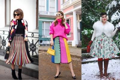 Как носить юбку зимой: 20 стильных и молодежных нарядов - skuke.net