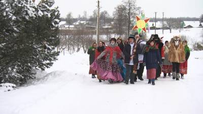В Беларуси празднуют Рождественские Святки - belarus24.by - Белоруссия - район Глубокский