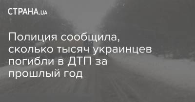 Полиция сообщила, сколько тысяч украинцев погибли в ДТП за прошлый год - strana.ua