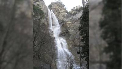 Самый высокий крымский водопад Учан-Су "ожил" после дождей - polit.info - Ялты - Крым