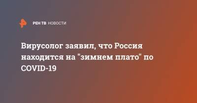 Анатолий Альтштейн - Вирусолог заявил, что Россия находится на "зимнем плато" по COVID-19 - ren.tv - Россия