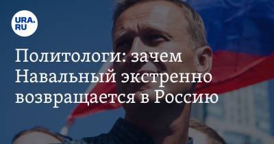 Алексей Навальный - Олег Матвейчев - Политологи: зачем Навальный экстренно возвращается в Россию - ura.news