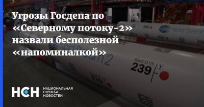 Сергей Пикин - Угрозы Госдепа по «Северному потоку-2» назвали бесполезной «напоминалкой» - nsn.fm - США