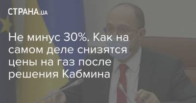 Юрий Витренко - Не минус 30%. Как на самом деле снизятся цены на газ после решения Кабмина - strana.ua