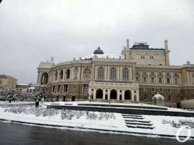Старый Новый год по-одесски: заснеженный центр города (фото) - odessa-life.od.ua - Одесса