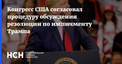 Дональд Трамп - Конгресс США согласовал процедуру обсуждения резолюции по импичменту Трампа - nsn.fm - США