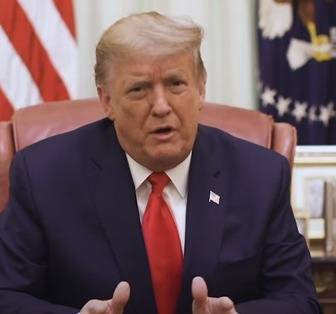 Дональд Трамп - Трамп выступил с обращением после объявления ему второго импичмента - znak.com - США
