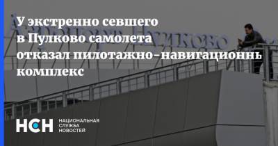 У экстренно севшего в Пулково самолета отказал пилотажно-навигационный комплекс - nsn.fm - Москва - Санкт-Петербург - Салехард