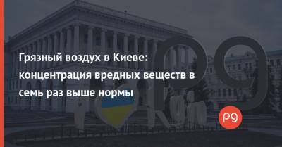 Борис Срезневский - Грязный воздух в Киеве: концентрация вредных веществ в семь раз выше нормы - thepage.ua - Киев