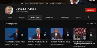Дональд Трамп - YouTube временно заблокировал канал Трампа - fainaidea.com