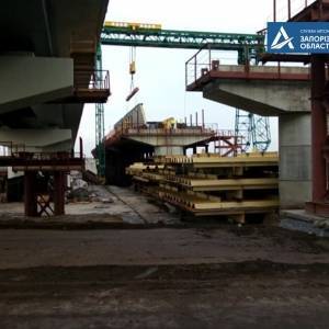 В Запорожье продвигается строительство второй части балочного моста. Фото - reporter-ua.com - Запорожье - Стамбул - Строительство