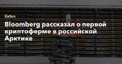 Владимир Потанин - Bloomberg рассказал о первой криптоферме в российской Арктике - forbes.ru