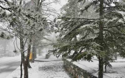 Первый снег на Кипре (фото) - vkcyprus.com - Кипр