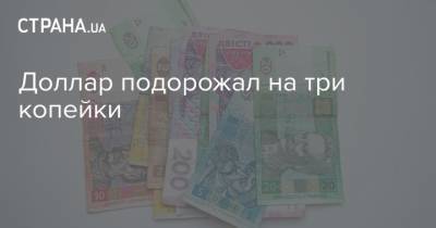 Доллар подорожал на три копейки - strana.ua