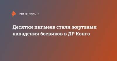 Десятки пигмеев стали жертвами нападения боевиков в ДР Конго - ren.tv - Конго