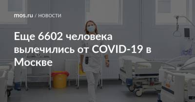 Еще 6602 человека вылечились от COVID-19 в Москве - mos.ru - Москва