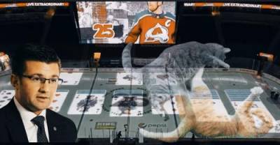 В США диктор хоккейной арены в перерыве матча НХЛ разложил на льду «Косынку» - argumenti.ru - США - шт. Колорадо