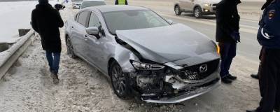 В Новосибирске из-за колеи на Большевистской улице произошло два ДТП - runews24.ru - Новосибирск