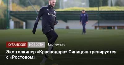 Экс-голкипер «Краснодара» Синицын тренируется с «Ростовом» - kubnews.ru - Краснодар - Испания - Ростов