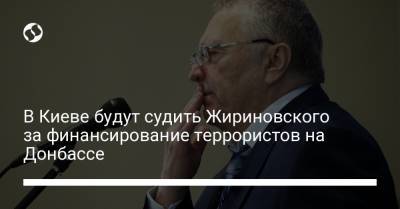 Владимир Жириновский - Михаил Дегтярев - Алексей Диденко - В Киеве будут судить Жириновского за финансирование террористов на Донбассе - liga.net - Киев - Хабаровский край