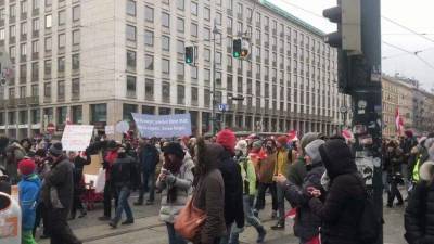 В столице Австрии прошел массовый протест против локдауна (ВИДЕО) - vedomosti-ua.com - Австрия - Вена