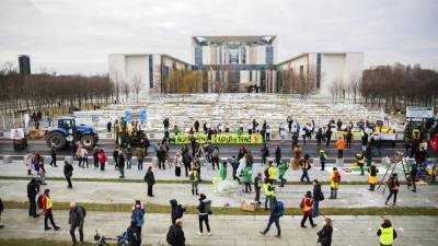 Тракторы на улицах Берлина - ru.euronews.com - Китай - Германия - Берлин - Индия - Москва