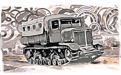 Михаил Колодочкин - Довоенный тягач: он таскал танки - zr.ru