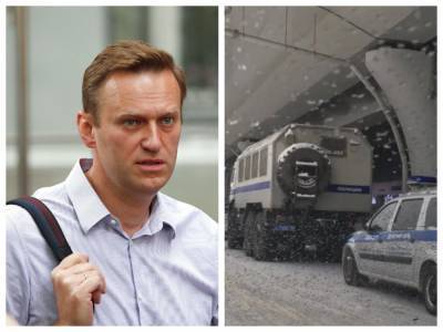 Алексей Навальный - Ольга Бузова - Навальный летит в Москву: в аэропорт стянули ОМОН и пригнали автозаки - vchaspik.ua - Москва - Берлин