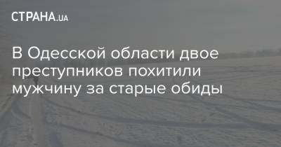 В Одесской области двое преступников похитили мужчину за старые обиды - strana.ua - Одесская обл. - район Беляевский