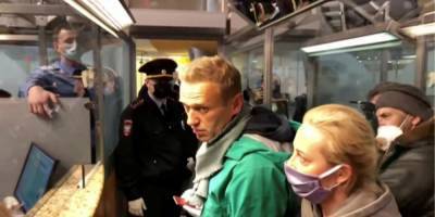 Алексей Навальный - Алексей А.Навальный - В России заявили, что задержанный Навальный останется под стражей до суда - nv.ua - Москва - Россия - Шереметьево