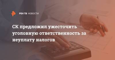 Елена Леоненко - СК предложил ужесточить уголовную ответственность за неуплату налогов - ren.tv