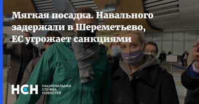 Алексей Навальный - Мягкая посадка. Навального задержали в Шереметьево, ЕС угрожает санкциями - nsn.fm - Москва - Берлин - Шереметьево