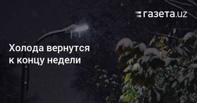 Холода вернутся к концу недели - gazeta.uz - Узбекистан - Навоийской обл.