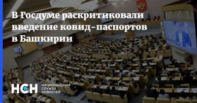 Радий Хабиров - Алексей Куринный - В Госдуме раскритиковали введение ковид-паспортов в Башкирии - nsn.fm - Башкирия