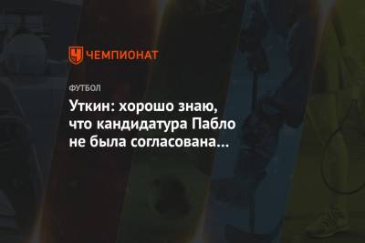 Василий Уткин - Марко Николич - Уткин: хорошо знаю, что кандидатура Пабло не была согласована с Николичем - championat.com - Москва - Бразилия