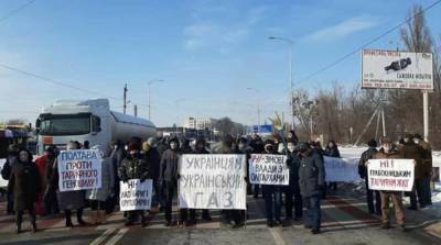 Тарифные протесты: в Полтаве снова перекрывали трассу - ru.slovoidilo.ua - Украина - Киев - Харьков - Полтава