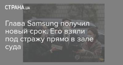 Пак Кынхе - Ли Чжэен - Глава Samsung получил новый срок. Его взяли под стражу прямо в зале суда - strana.ua - Южная Корея - Сеул